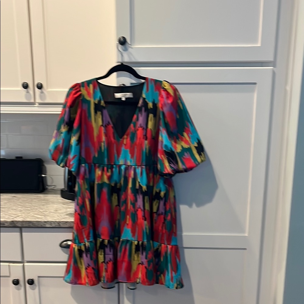 Crosby Multicolor V-Neck Dress